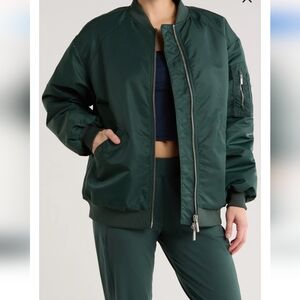 Nwt Sweaty Betty Cityscape Bomber Jacket